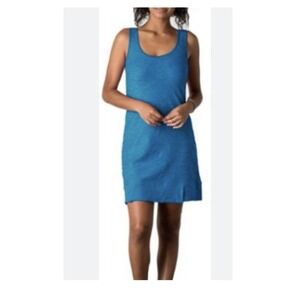 Toad & Co Samba Wave Tank Dress Women XL Organic Cotton Textured Exp Sustainable